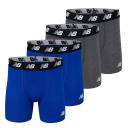 New Balance Men's Standard Cotton Performance Boxer Briefs 4-Pack
