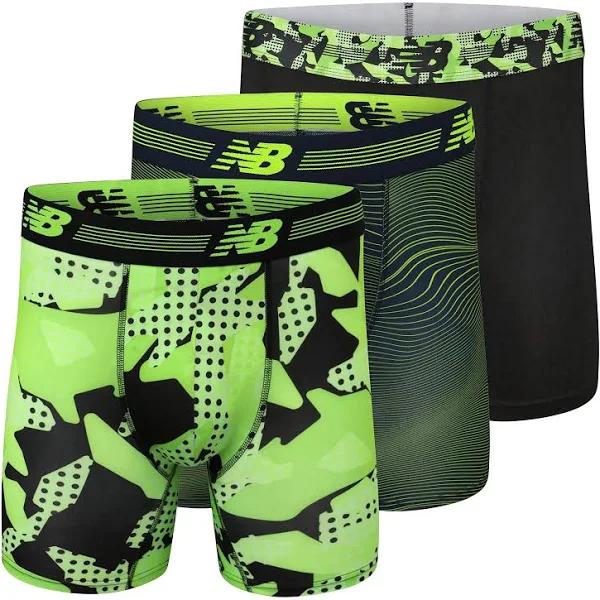New Balance Men's Ultra Soft Performance 6" Boxer Briefs with No Fly (4-Pack of underwear)