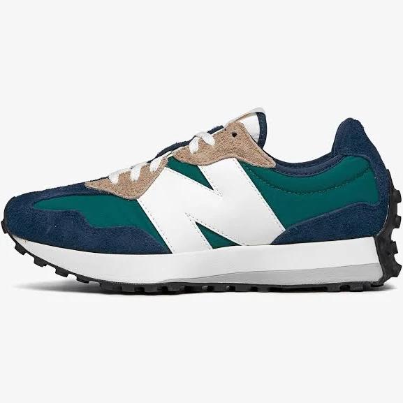 New Balance Mens 327 Trainers - Navy/Green