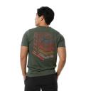 New Balance Mens Graphic Heathertech Tee Green XXL