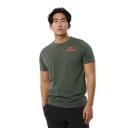 New Balance Mens Graphic Heathertech Tee Green XXL