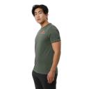 New Balance Mens Graphic Heathertech Tee Green XXL