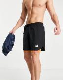 New Balance Mens Impact Run at 7 Inch 2-in-1 Shorts Purple XL