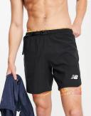 New Balance Mens Impact Run at 7 Inch 2-in-1 Shorts Purple XXL