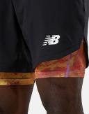 New Balance Mens Impact Run at 7 Inch 2-in-1 Shorts Purple XXL