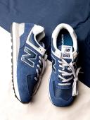 New Balance Navy 574 Core Sneakers