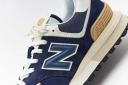 New Balance Navy 574 Legacy Sneakers