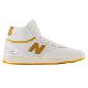 New Balance Numeric 440 High White Yellow - Size 13 - White/brown/gum