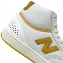 New Balance Numeric 440 High White Yellow - Size 9 - White/brown/gum