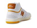 New Balance Numeric 440 High White Yellow - Size 9 - White/brown/gum