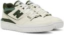 New Balance off-white & Green 550 Sneakers
