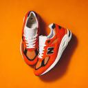 New Balance Orange Made in USA 990v2 Sneakers