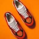 New Balance Orange Made in USA 990v2 Sneakers