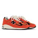New Balance Orange Made in USA 990v2 Sneakers