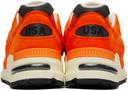 New Balance Orange Made in USA 990v2 Sneakers