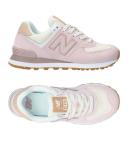 New Balance Pink 574 Sneakers