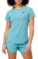 New Balance Q Speed Jacquard Performance T-Shirt Faded Teal