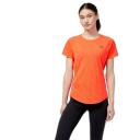 New Balance Q Speed Jacquard Short Sleeve T-Shirt Orange XS Woman