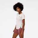 New Balance Q Speed Jacquard Short Sleeve Tee in Purple