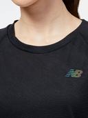 New Balance Q Speed Jacquard Short Sleeve Tee in Purple