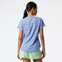 New Balance Q Speed Jacquard Short Sleeve Womens L / Vibrant Violet