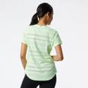 New Balance Q Speed Jacquard Short Sleeve Womens L / Vibrant Violet