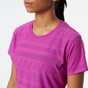 New Balance Q Speed Jacquard Short Sleeve Womens - S / Vibrant Apricot