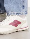 New Balance RC30 Sneakers in Off White and Burgundy