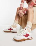 New Balance RC30 Sneakers in White and Red