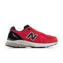 New Balance Red Made in USA 990v3 Low Sneakers
