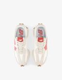 New Balance Red & White 327 Sneakers