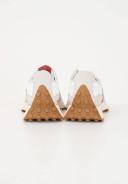 New Balance Red & White 327 Sneakers