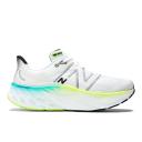 New Balance Running Fresh Foam More Trainers in White and Citrus Green