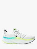 New Balance Running Fresh Foam More Trainers in White and Citrus Green