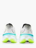 New Balance Running Fresh Foam More Trainers in White and Citrus Green