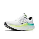 New Balance Running Fresh Foam More Trainers in White and Citrus Green