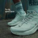 New Balance Running Fresh Foam x 1080v12 Trainers in White and Gold