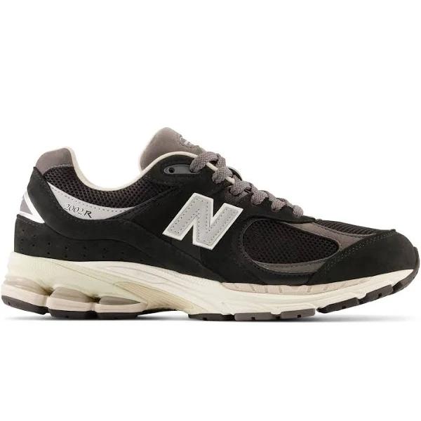 New Balance Unisex 2002R Black/Castlerock/Timberwolf - Size 9.5