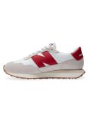 New Balance 237 Logo Suede Casual Sneakers White