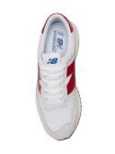 New Balance 237 Logo Suede Casual Sneakers White