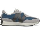 New Balance Unisex 327 Lifestyle Shoes - Grey/Black (Size 4)