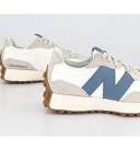 New Balance Unisex 327 Moonbeam/Mercury Blue - Size 7