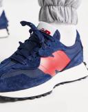 New Balance Unisex 327 NB Navy/True Red - Size 11