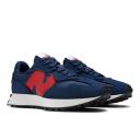 New Balance Unisex 327 NB Navy/True Red - Size 6.5