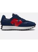 New Balance Unisex 327 NB Navy/True Red - Size 8