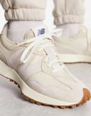 New Balance Unisex 327 Nimbus Cloud/Crimson - Size 13