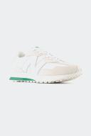 New Balance - Unisex 327 Sneakers in White & Green