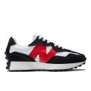 New Balance Unisex 327 White/True Red - Size 13