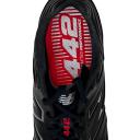 New Balance Unisex 442 V2 Pro FG - Black/Grey (Size 7.5 Wide)