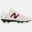 New Balance Unisex 442 V2 Team FG - White/Orange/Green (Size 10 Wide)